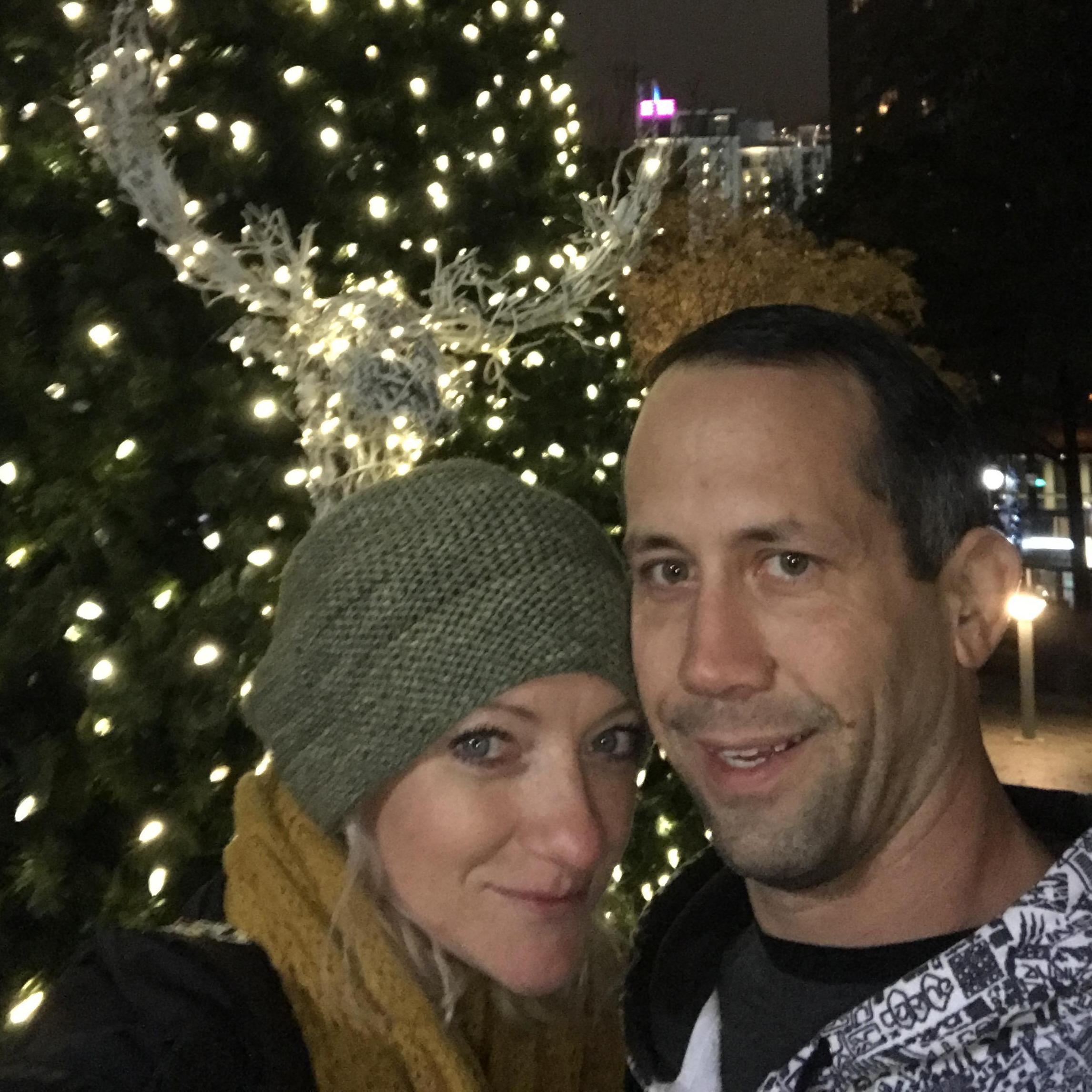 Our first Christmas together.