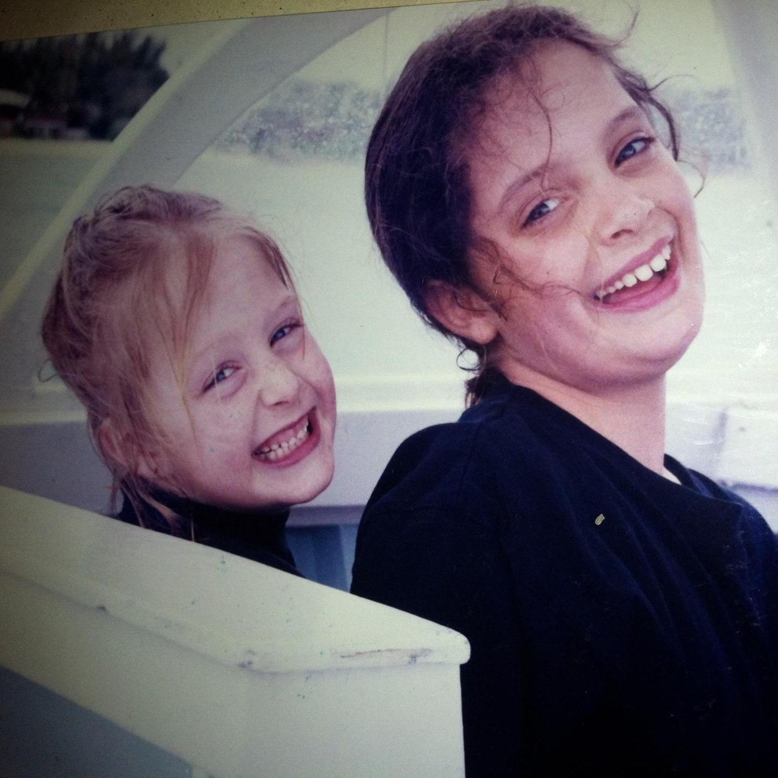 Mary and Lily sailing in Biddeford Pool