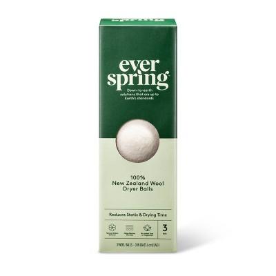 100% New Zealand Wool Dryer Balls - 3ct - Everspring