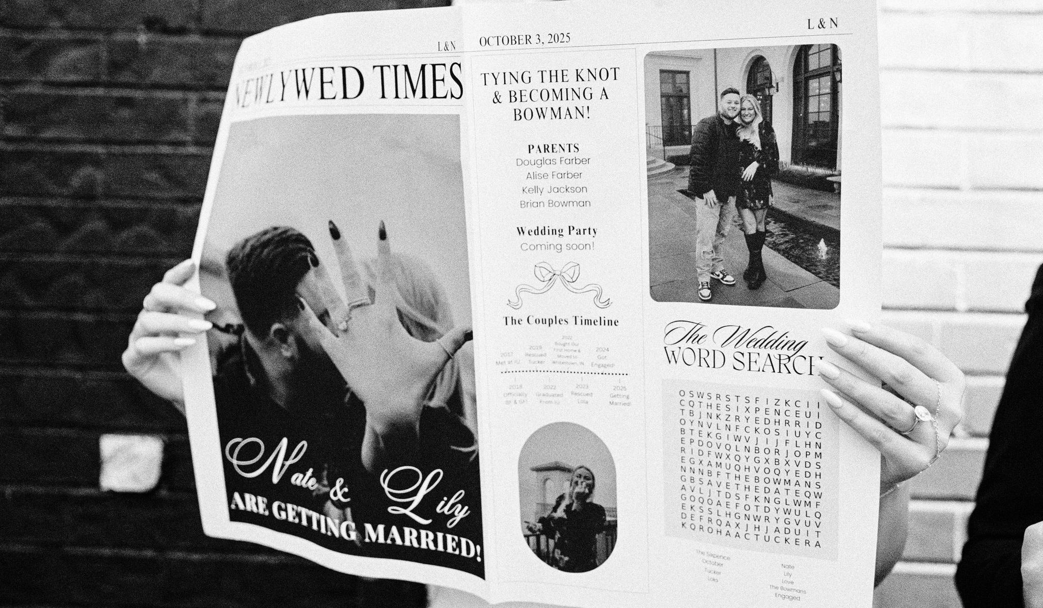 The Wedding Website of Lily Farber and Nathan Bowman