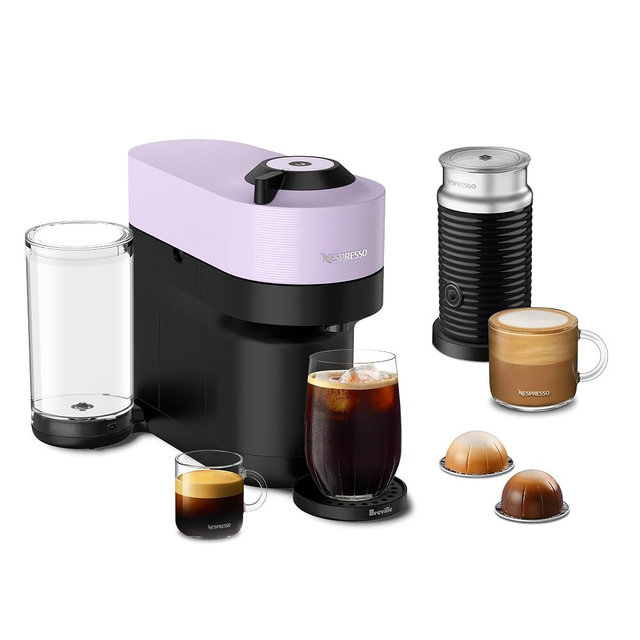 Nespresso Vertuo Pop+ Bundle by Breville, Lilac