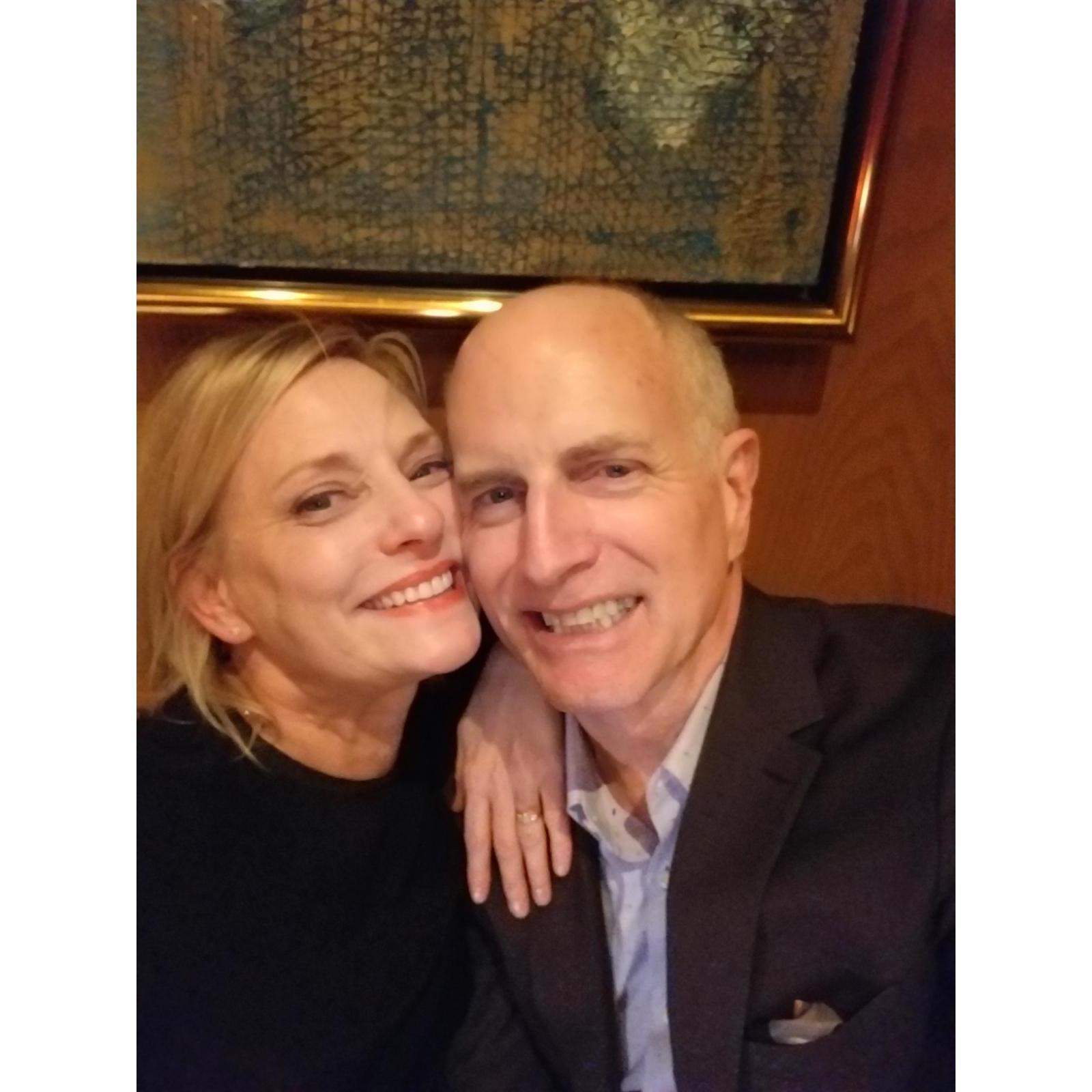 The day he popped the question!