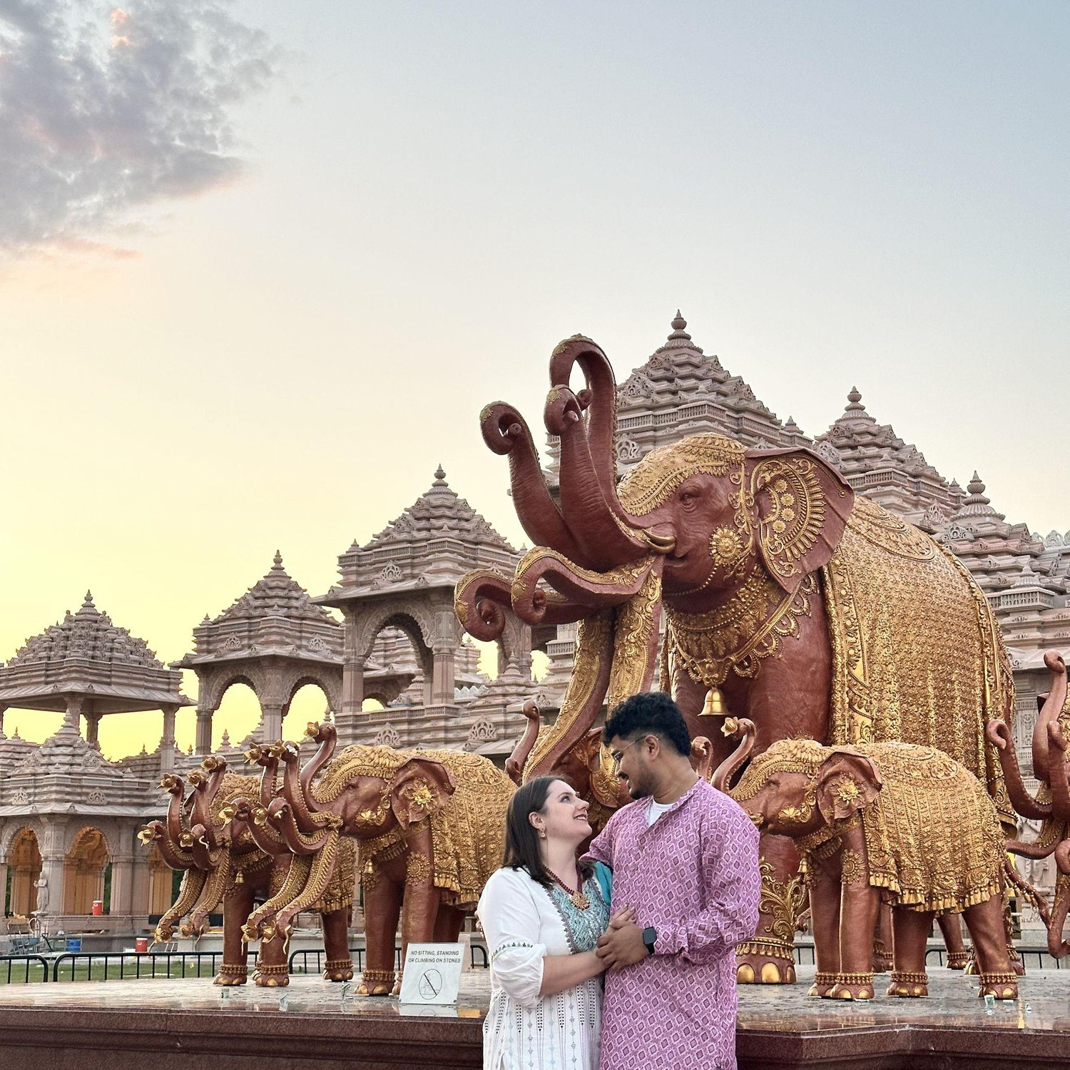Our first time at Akshardham Temple.