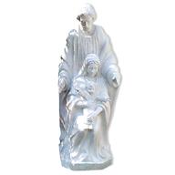 HOLY FAMILY OUTDOOR STATUE - 24" WHITE