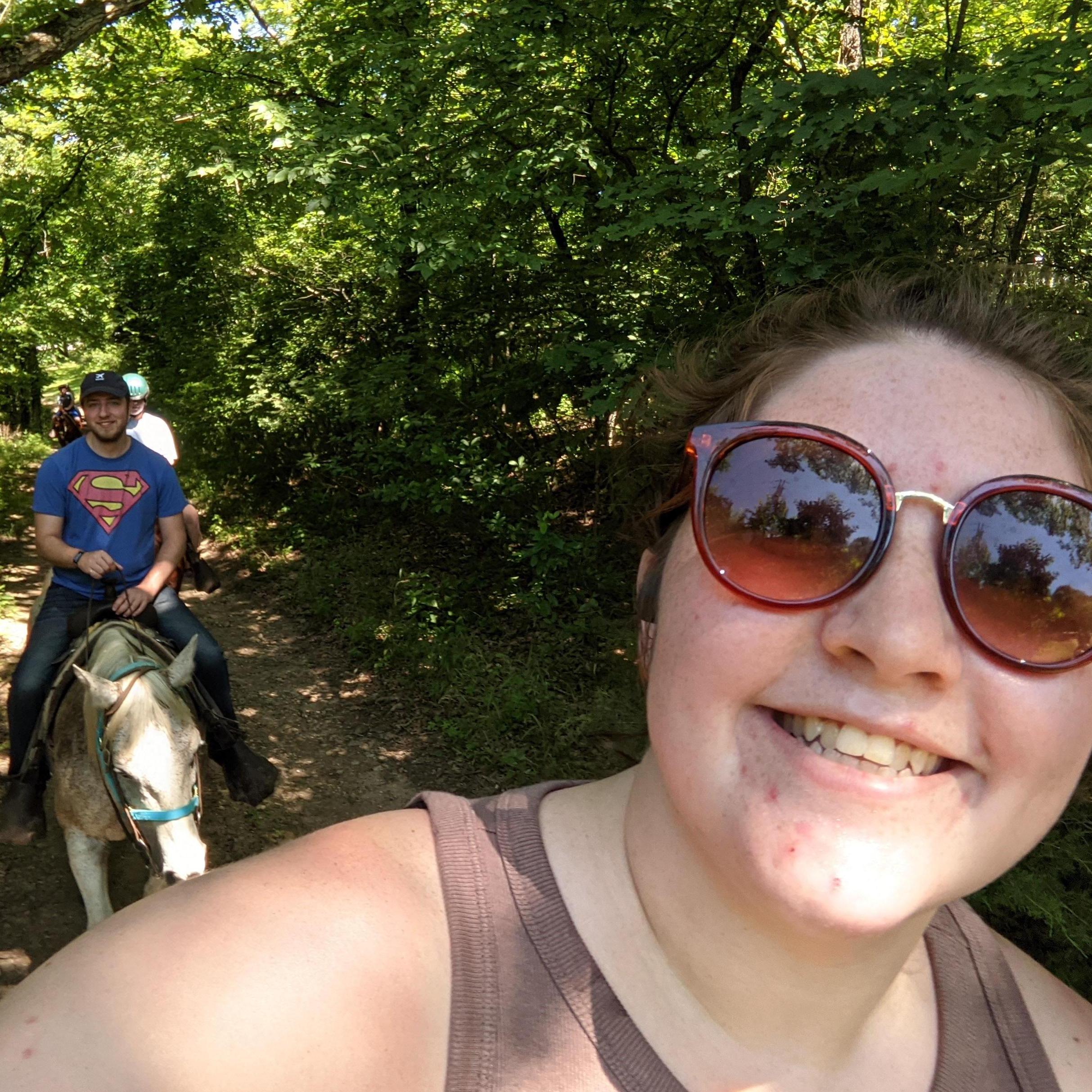 Horseback Riding at the Miller Family Reunion - June 2021