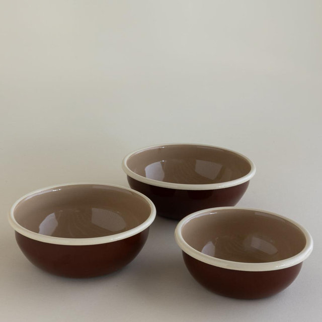 Hula Stacking Bowls- Chestnut