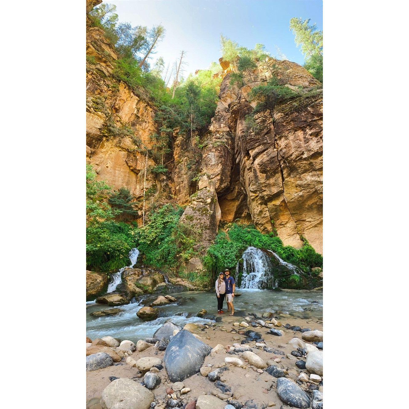 We made it to the end of the Narrows hike!