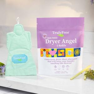 Dryer Angel Non-Toxic Dryer Sheet Alternative | Truly Free Home
