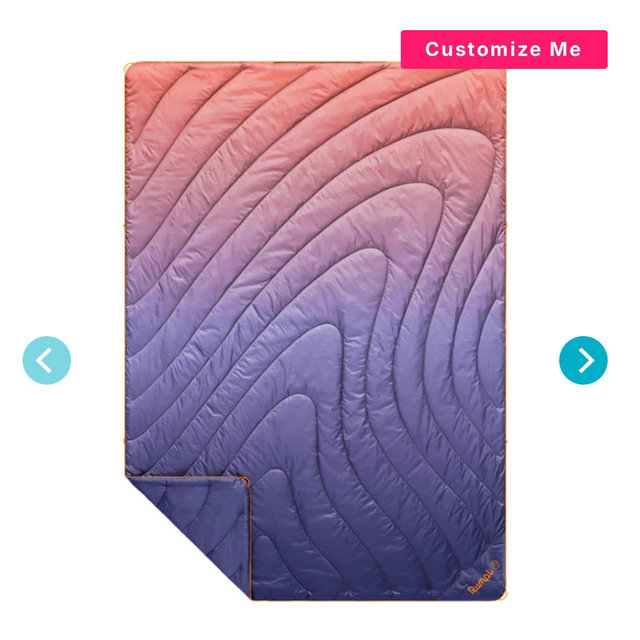 Original Puffy Blanket - Cascade Fade