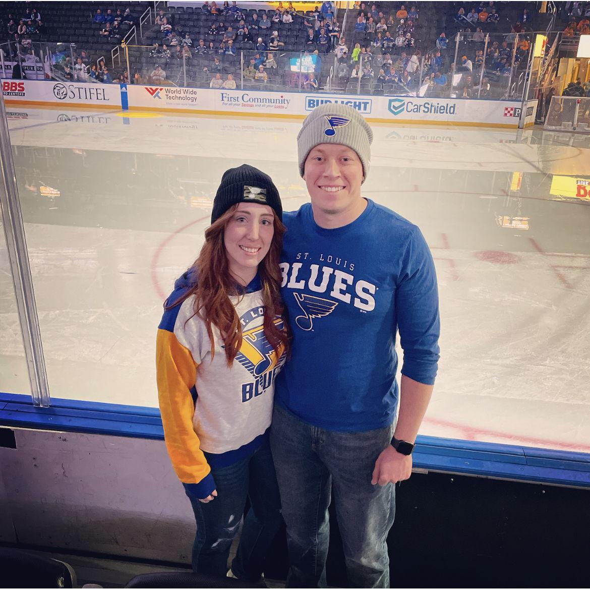 St. Louis Blues game for me 30th birthday!