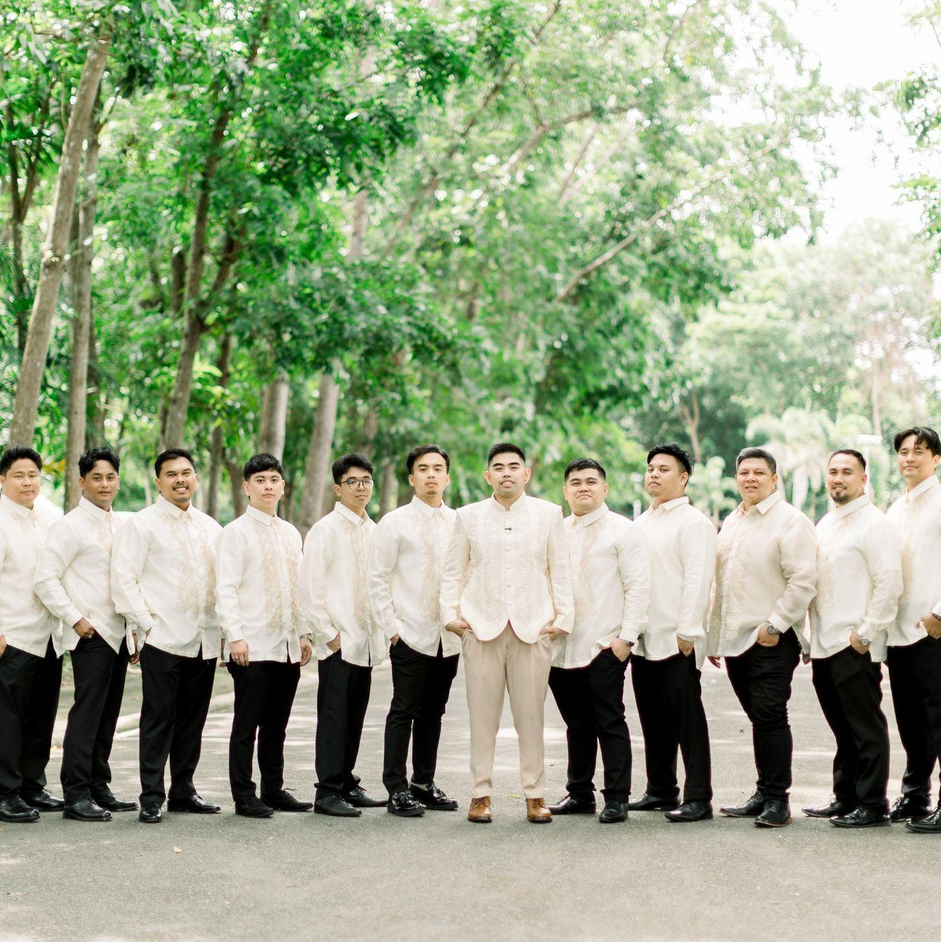 Our style inspiration for the men’s entourage