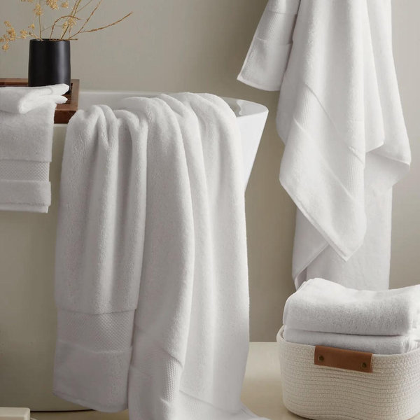 Turkish Ultra Plush Bath Towel Bundle - Silver