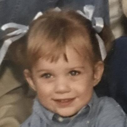 Megan around 2 years old