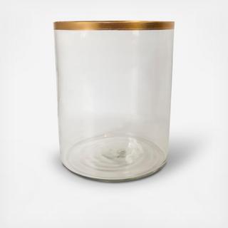 Gold Rim Vase/Bowl