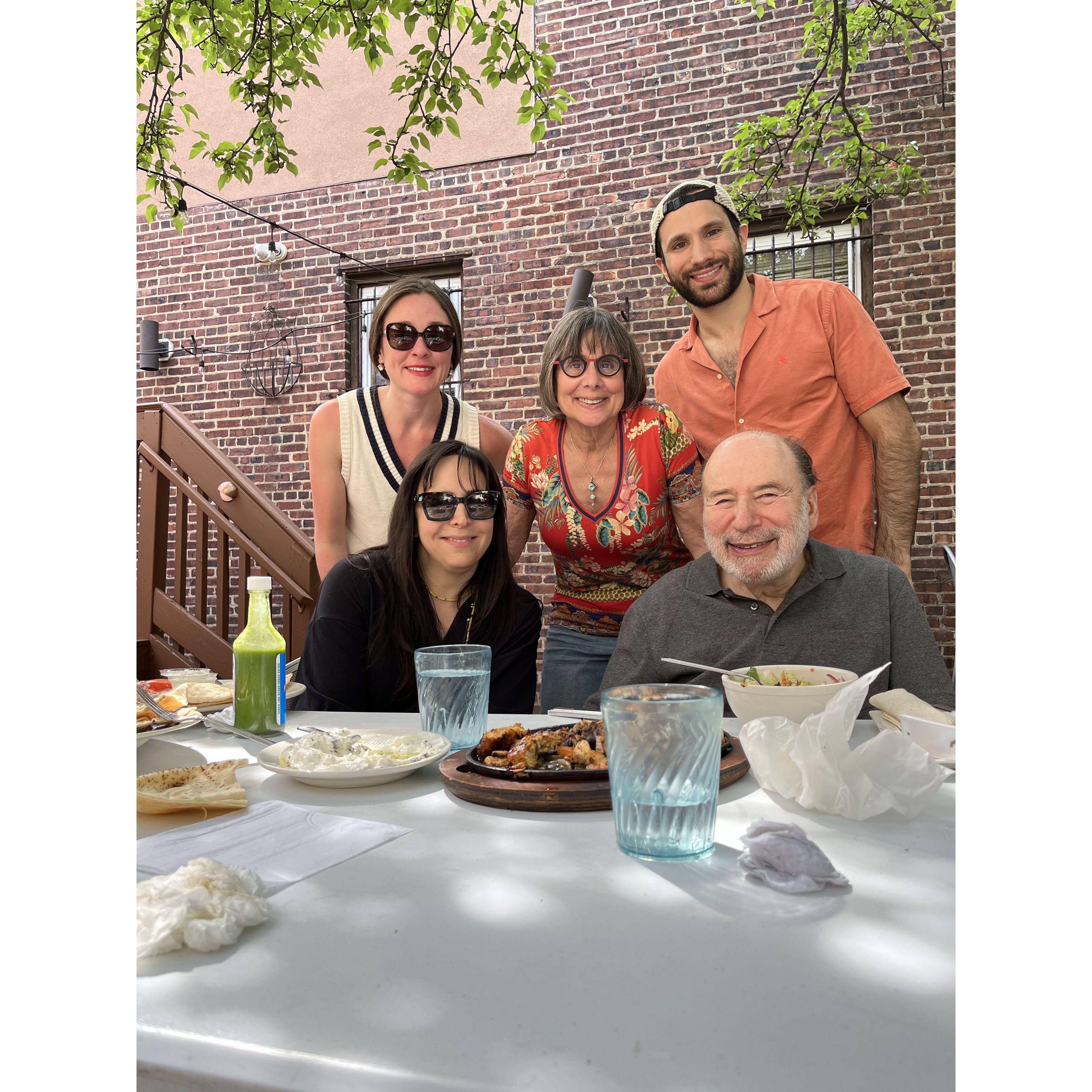 We celebrated Jordan's dad's birthday with the fam