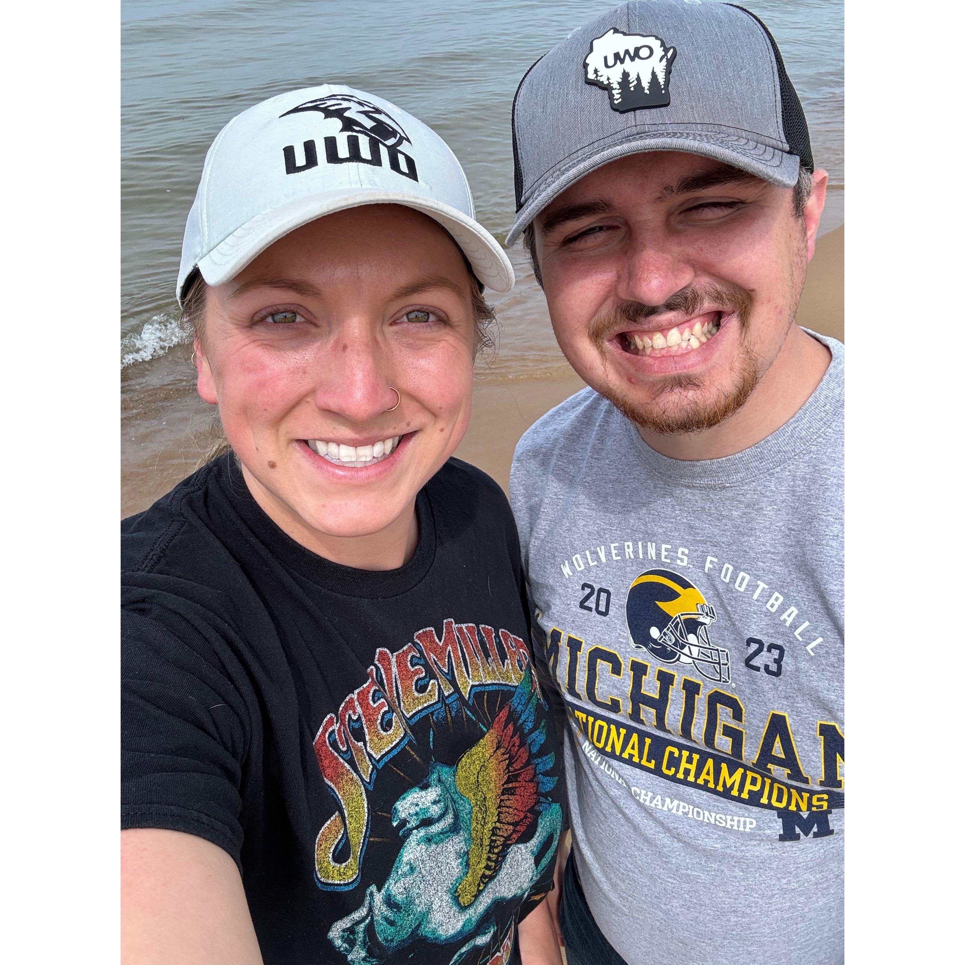 Visit to Lake Michigan, one of our favorite yearly stops