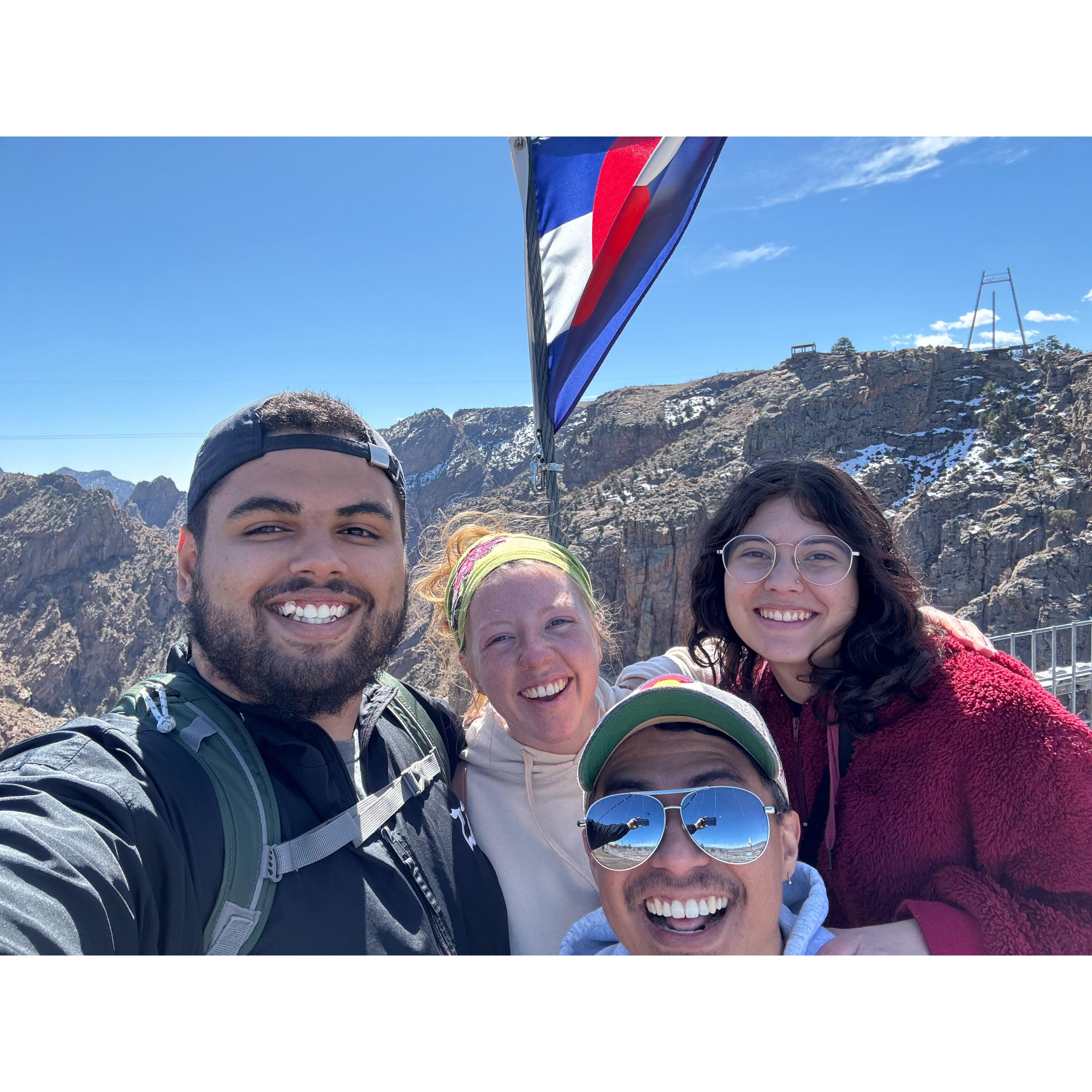 Young Adult community trip to the Royal Gorge Park!