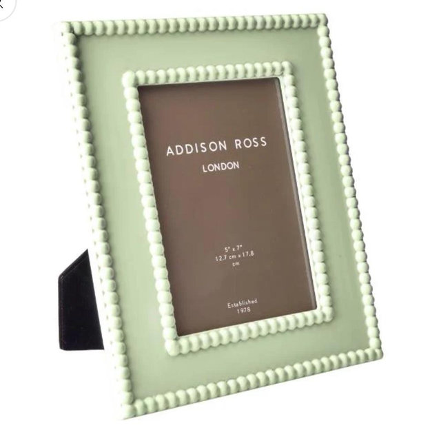 Sage Bobbin Lacquer Photo Frame