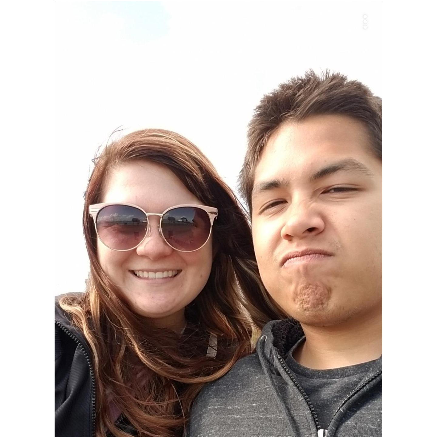 This was taken on our first trip together.