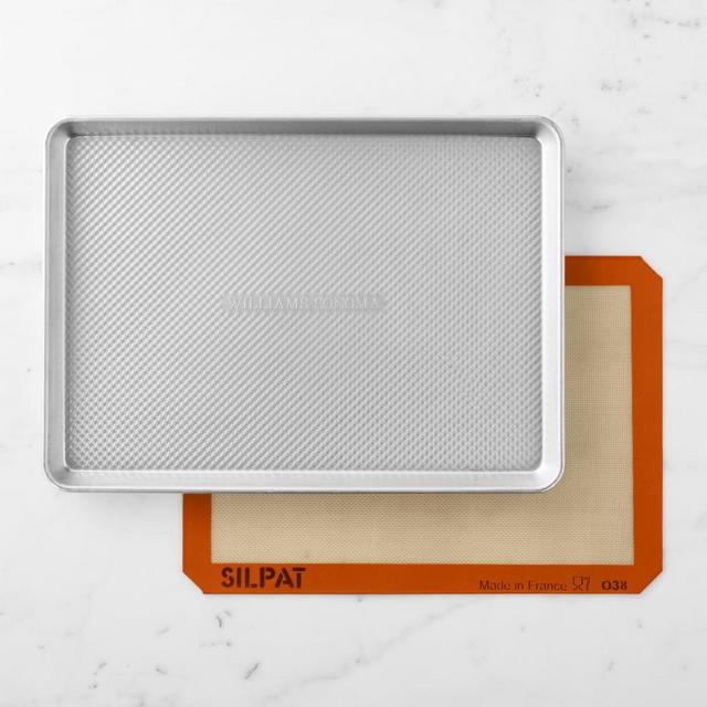 Williams Sonoma Traditionaltouch™ Half Sheet and Silpat Silicone Baking Mat Set