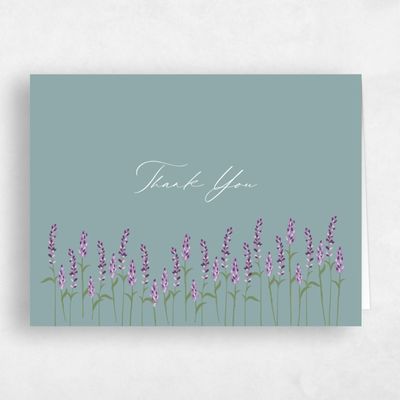 Blue Sage Wedding Thank You - Marat Landscape