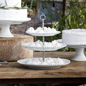 COSTA NOVA Pearl White 3-Tier Server
