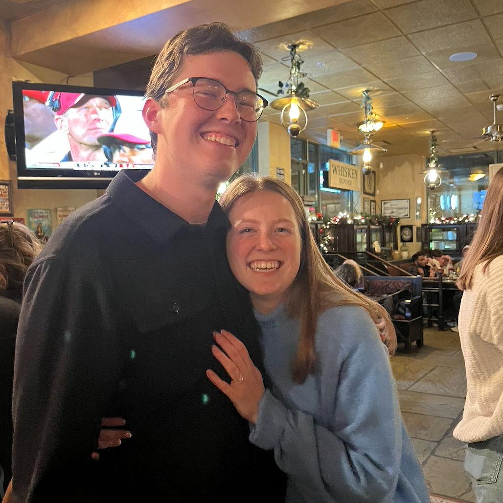 We are so excited to get married, exactly 1 year later!