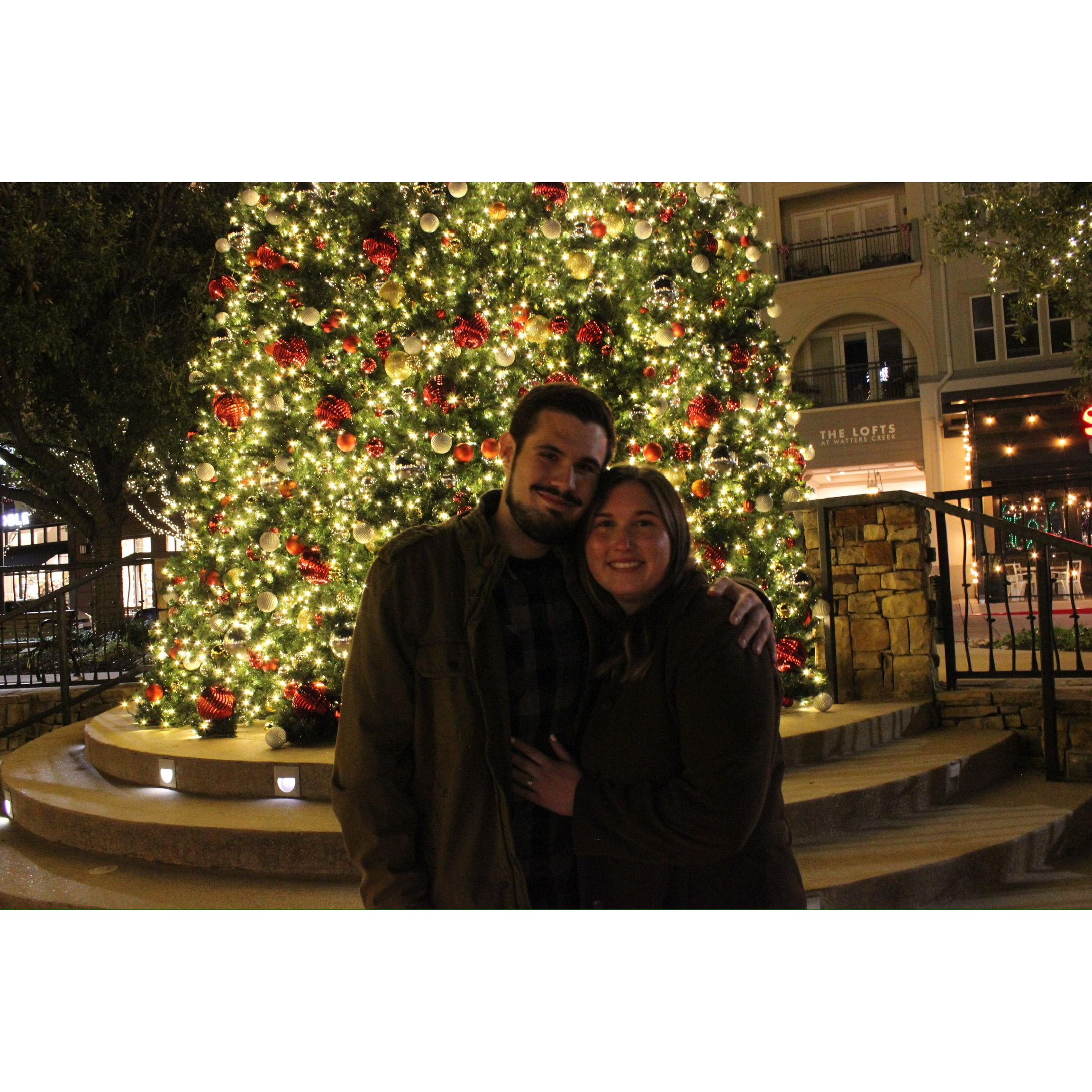 The night we got engaged!