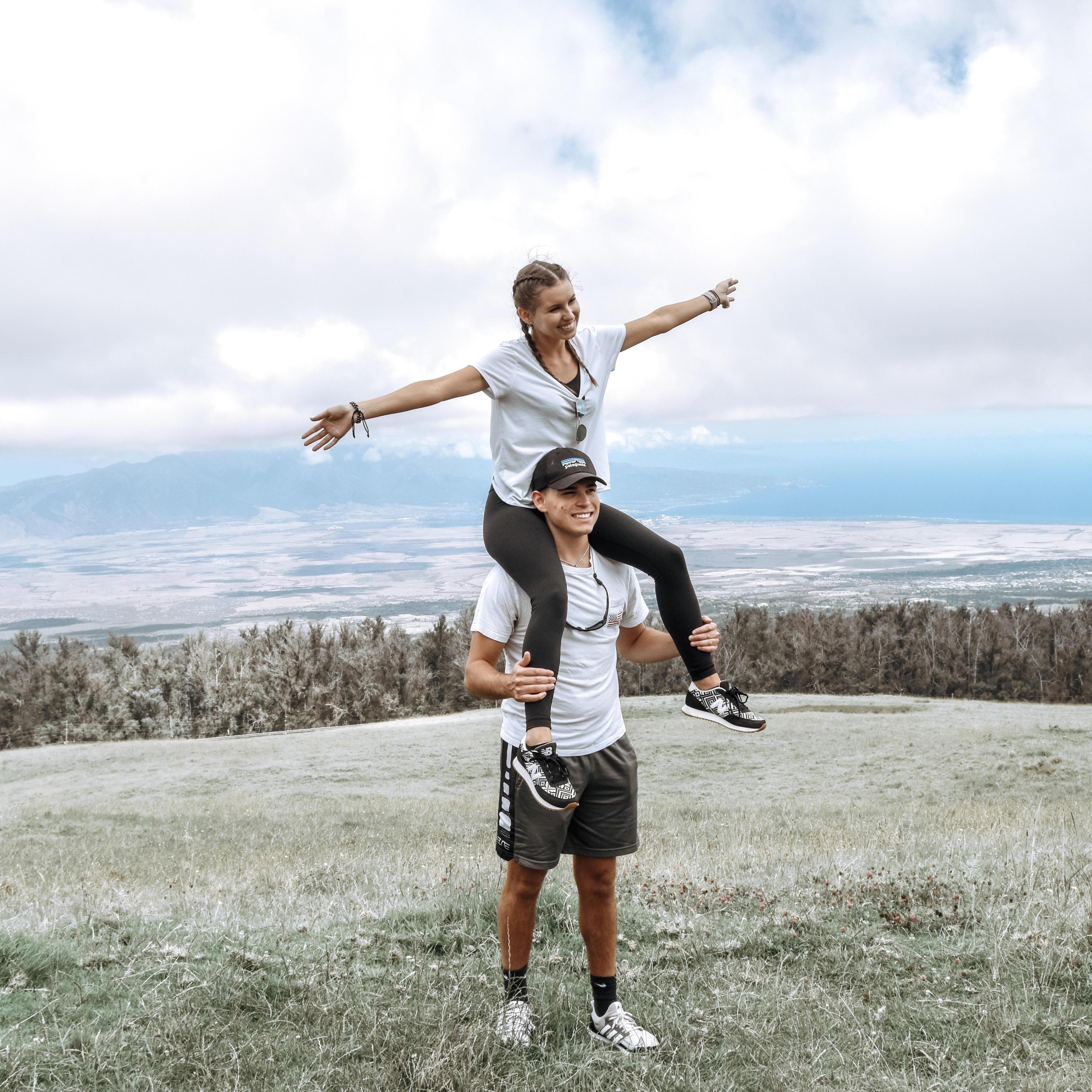 Biking down a volcano in Hawaii, 2019