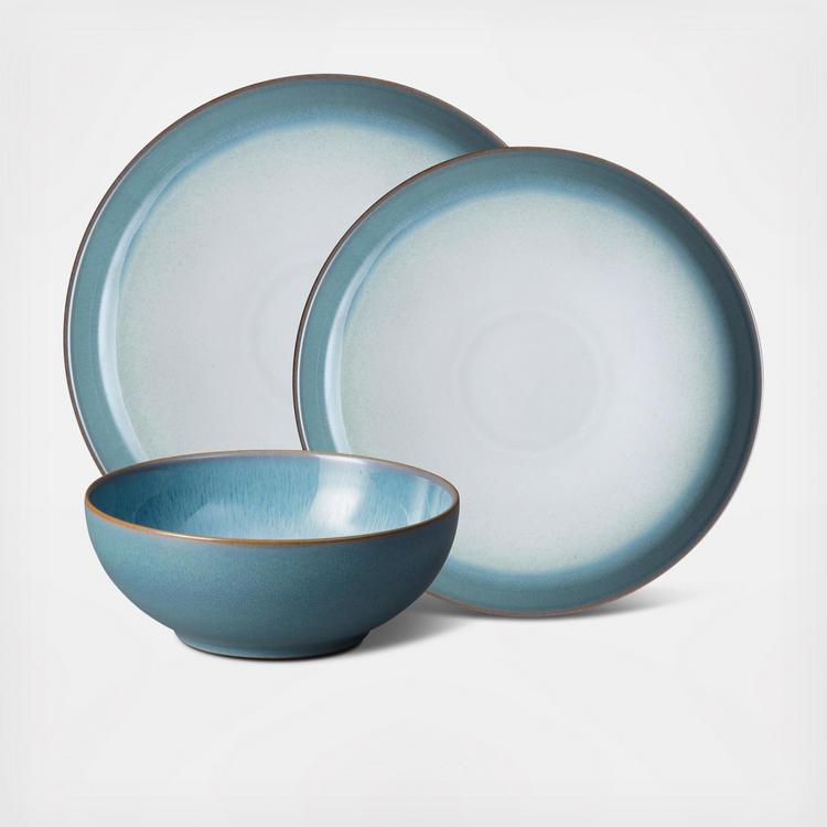 Denby azure outlet dinner set