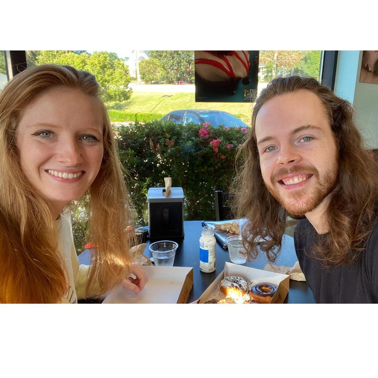 Duck Donuts- Our go to breakfast in Columbia