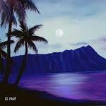A Full Moon at Diamond Head