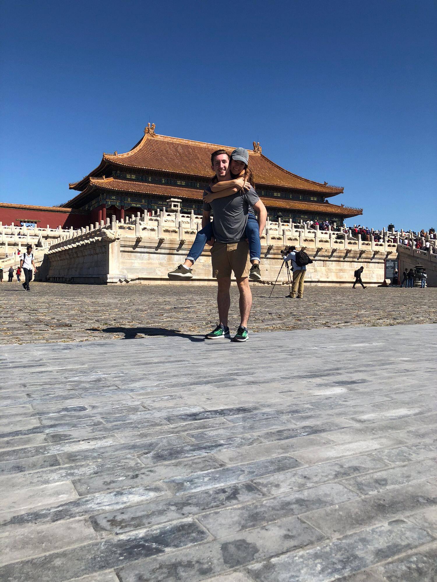 Exploring the Forbidden City—our very first stop of our two-week adventure around China!
