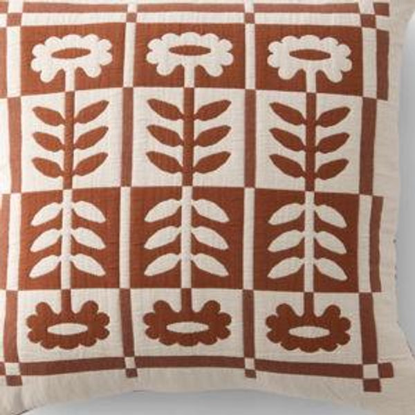 Stillwater Floral Sham in Auburn