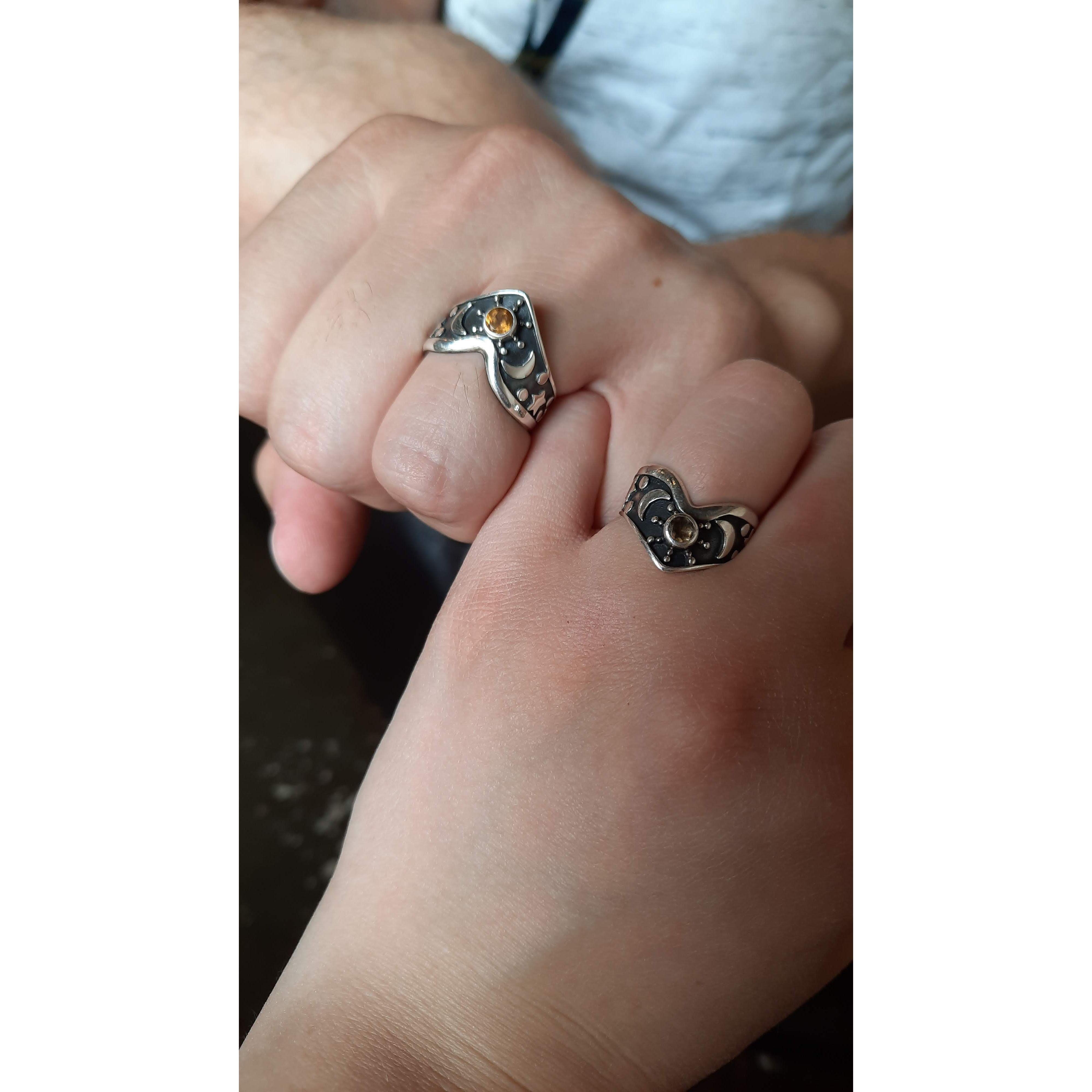 our set of promise rings <3