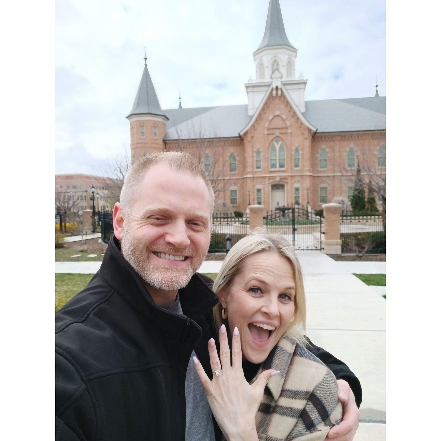 April Fools engagement!