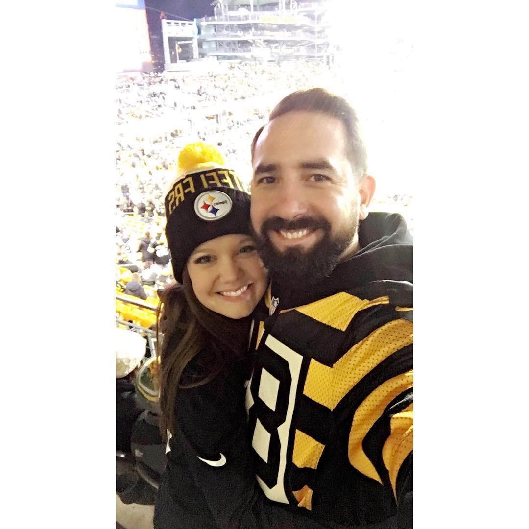 November 2017 | Look at how happy we are in our element at a Steelers game? Our smiles say they must've been winning!