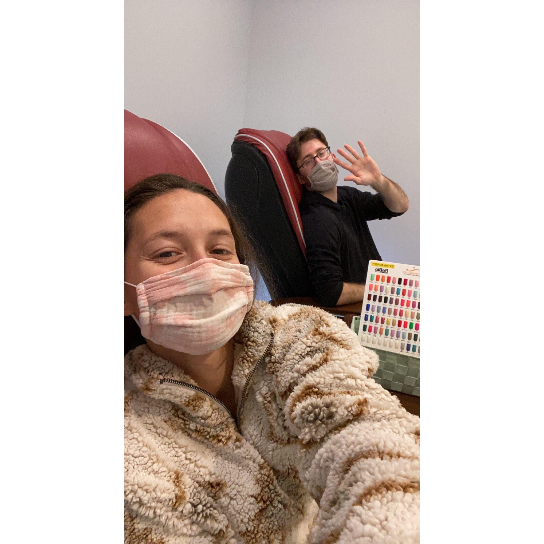 Dill's first pedi