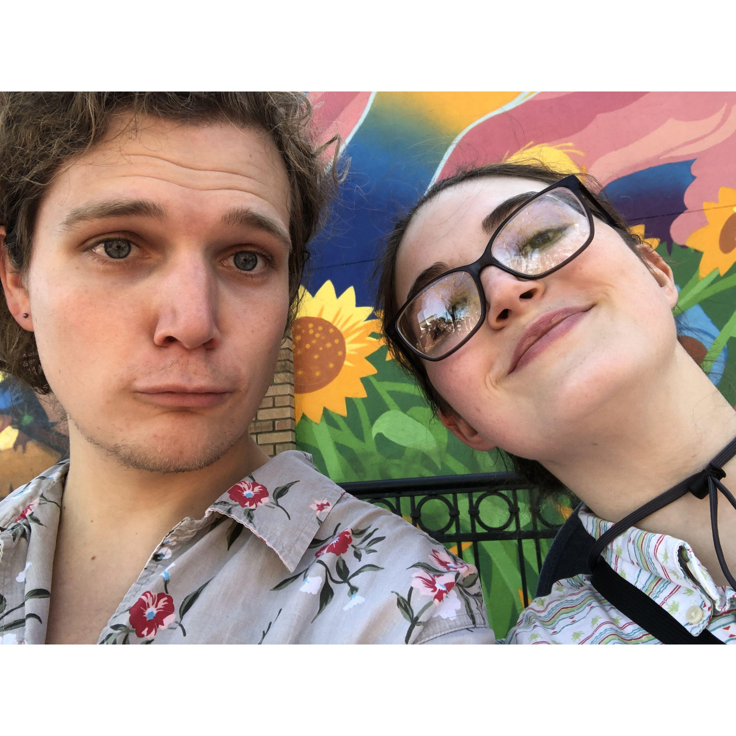 We still love a good goofy picture together.