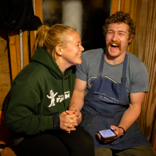 telling our family that we're engaged!