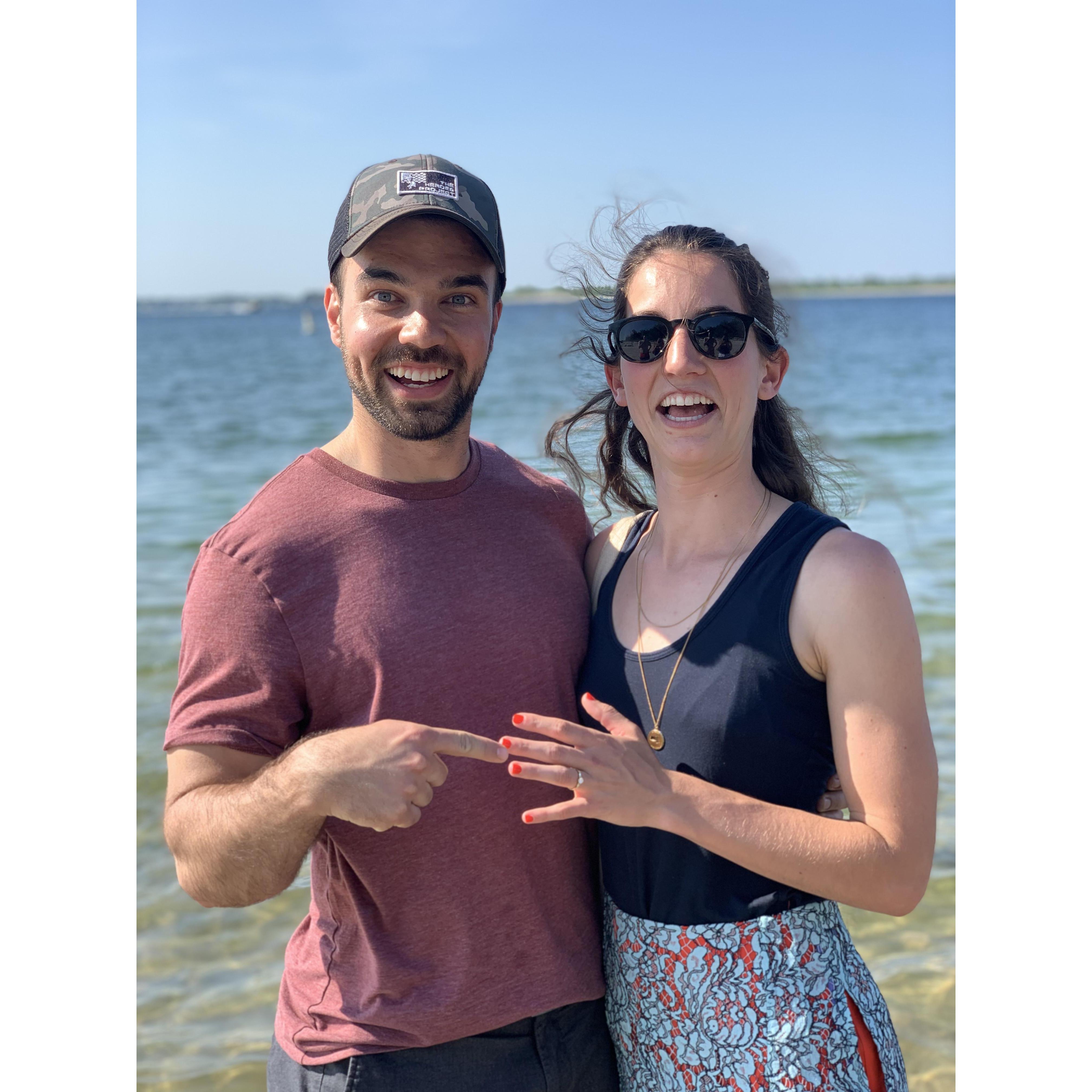 Just after Tyler proposed in 2019!
Crane Beach- Ipswich, MA