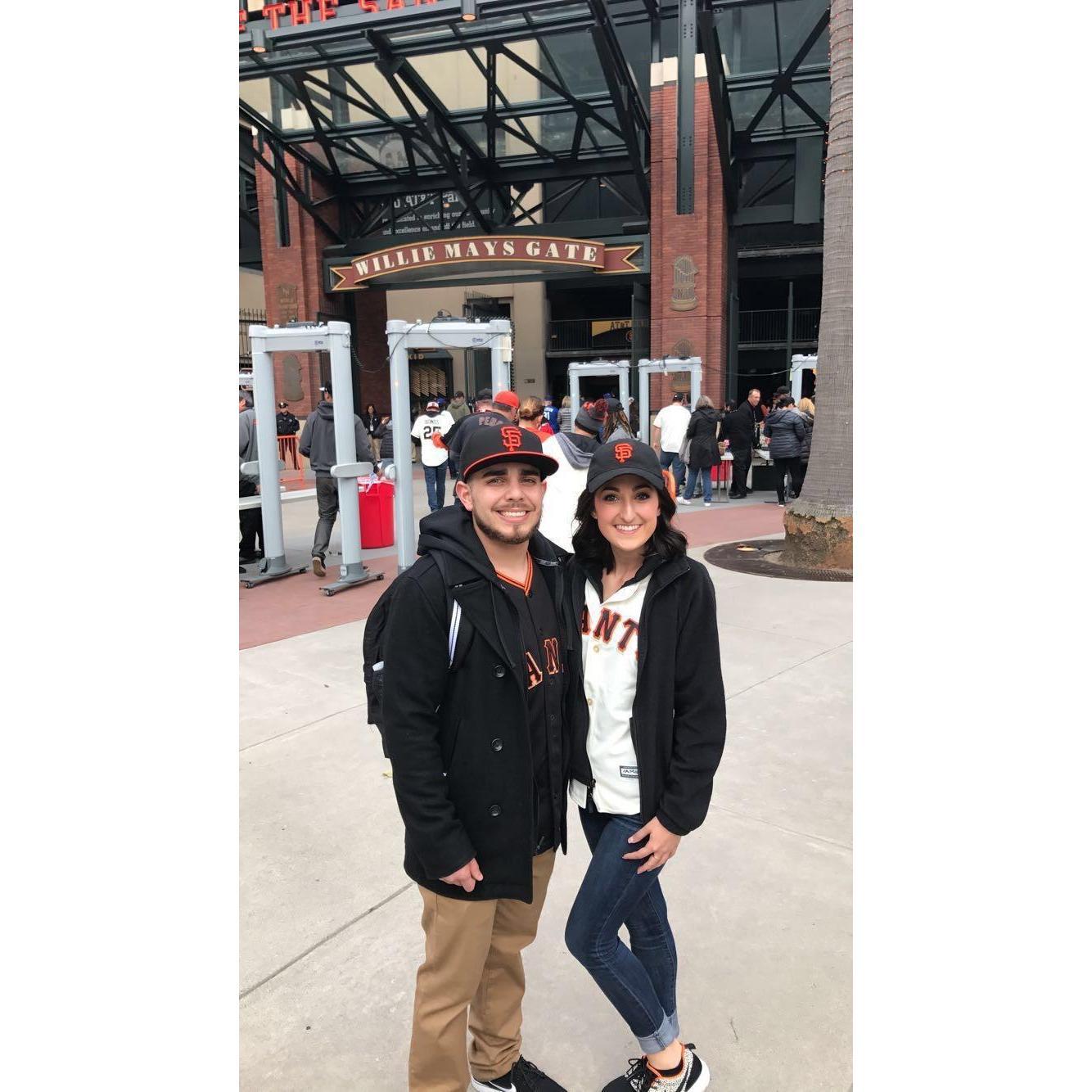 We both love watching baseball... The only difference is I know the players' names and she knows the beer and food menu at the stadiums. It's a win win!