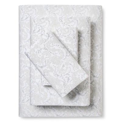 Product description page - Floral Stitch Sheet Set Gray - Simply Shabby Chic™