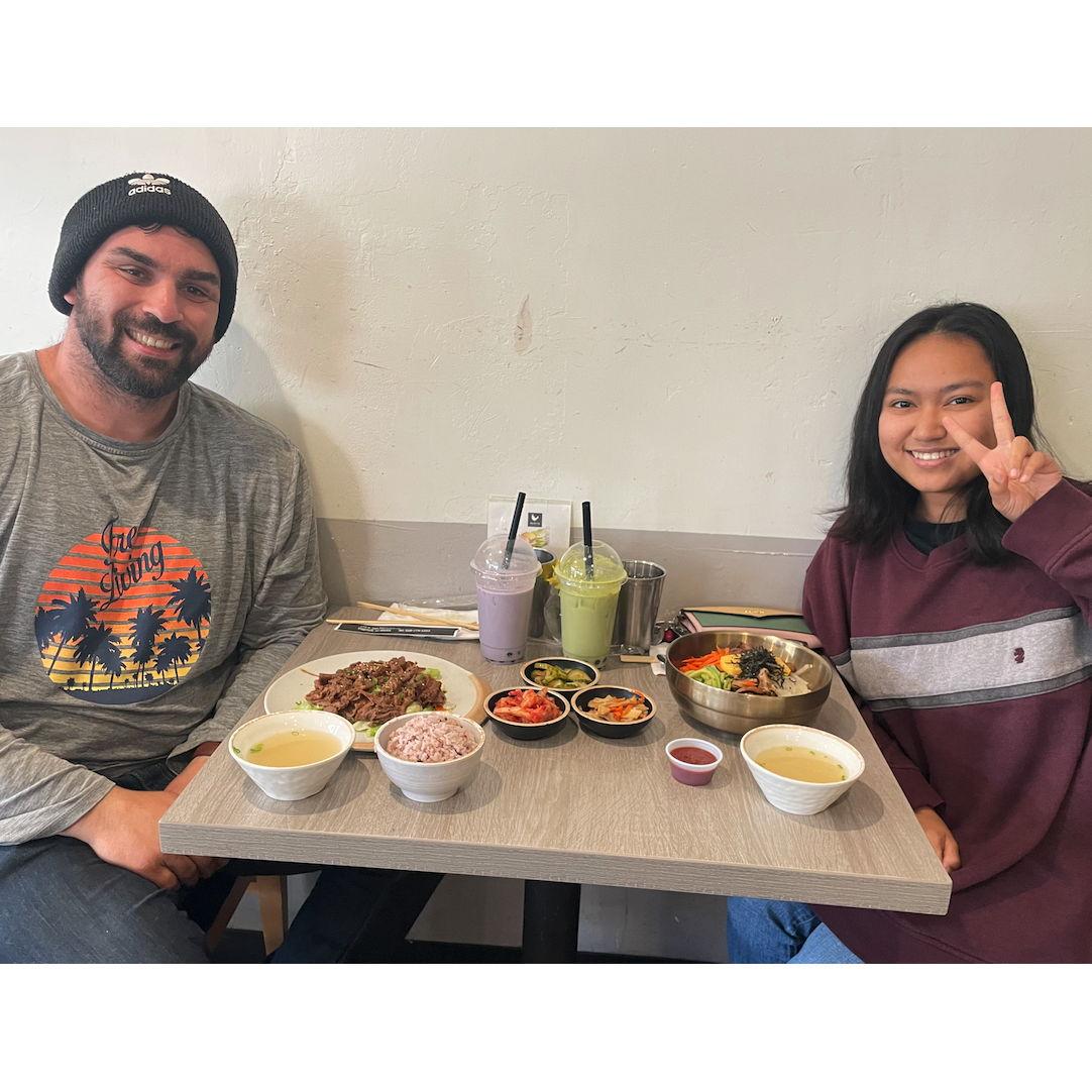 Feasting on life and love with my favorite person. Here’s to filling our plates and our hearts! 🍲💕 #FoodieCouples