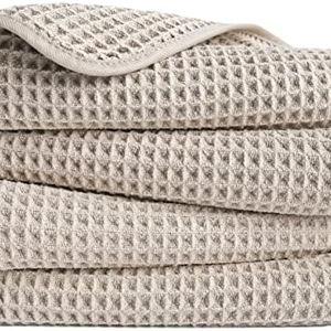 Waffle Hand Towels, Set of 4