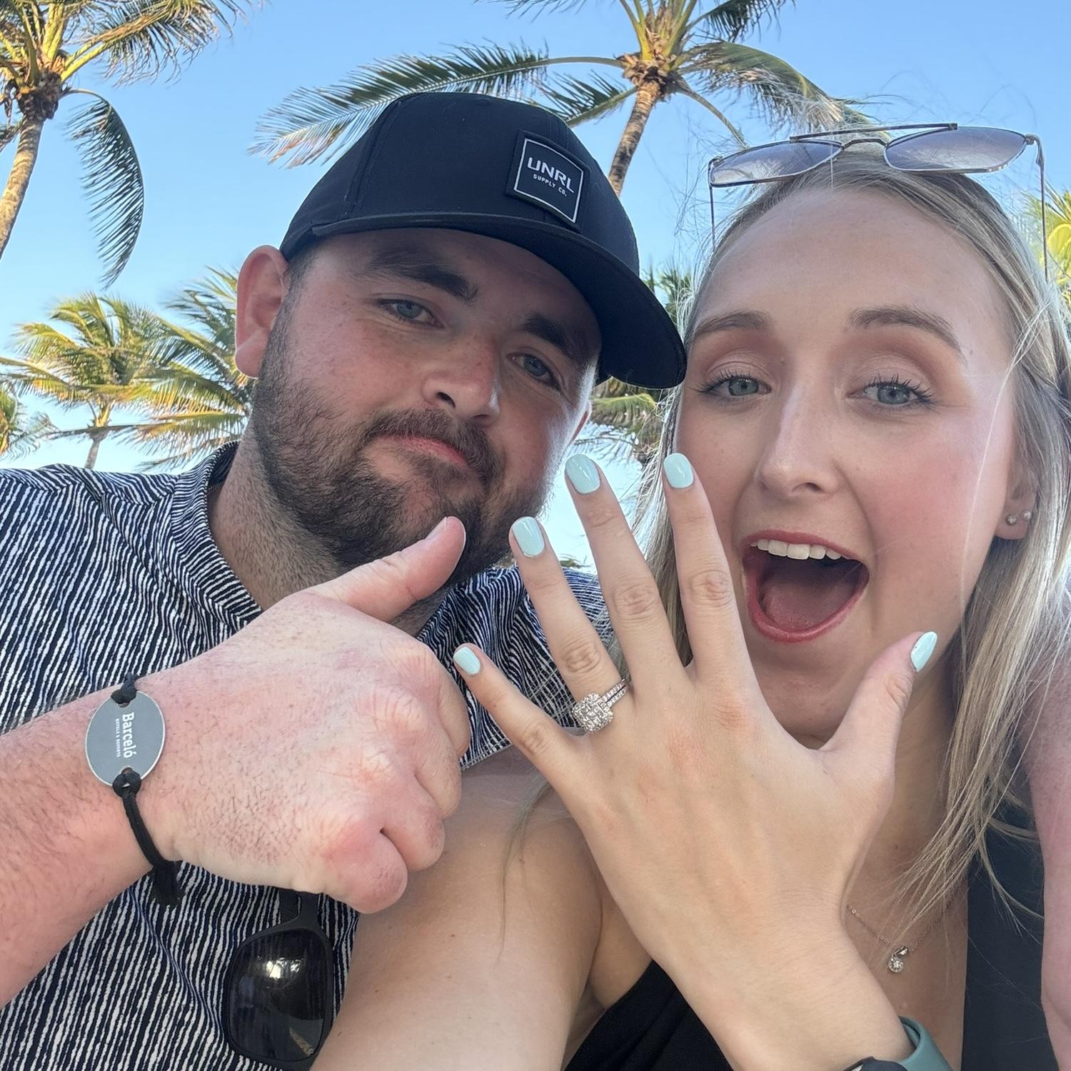 Cancun 2025 - the trip where Jake popped the question