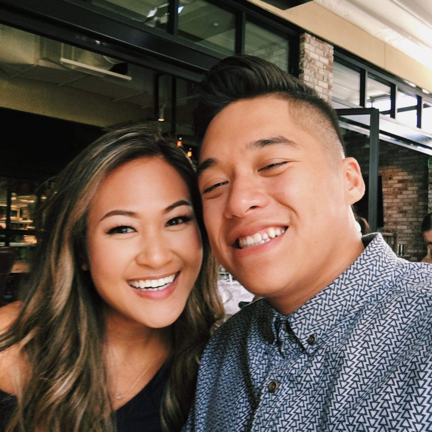Our first time eating at a nice restaurant. Britt showed Jared her fave brunch spot on his 21st bday. And that’s when he found out that Britt is extra and loves to spend her $ on nice experiences.