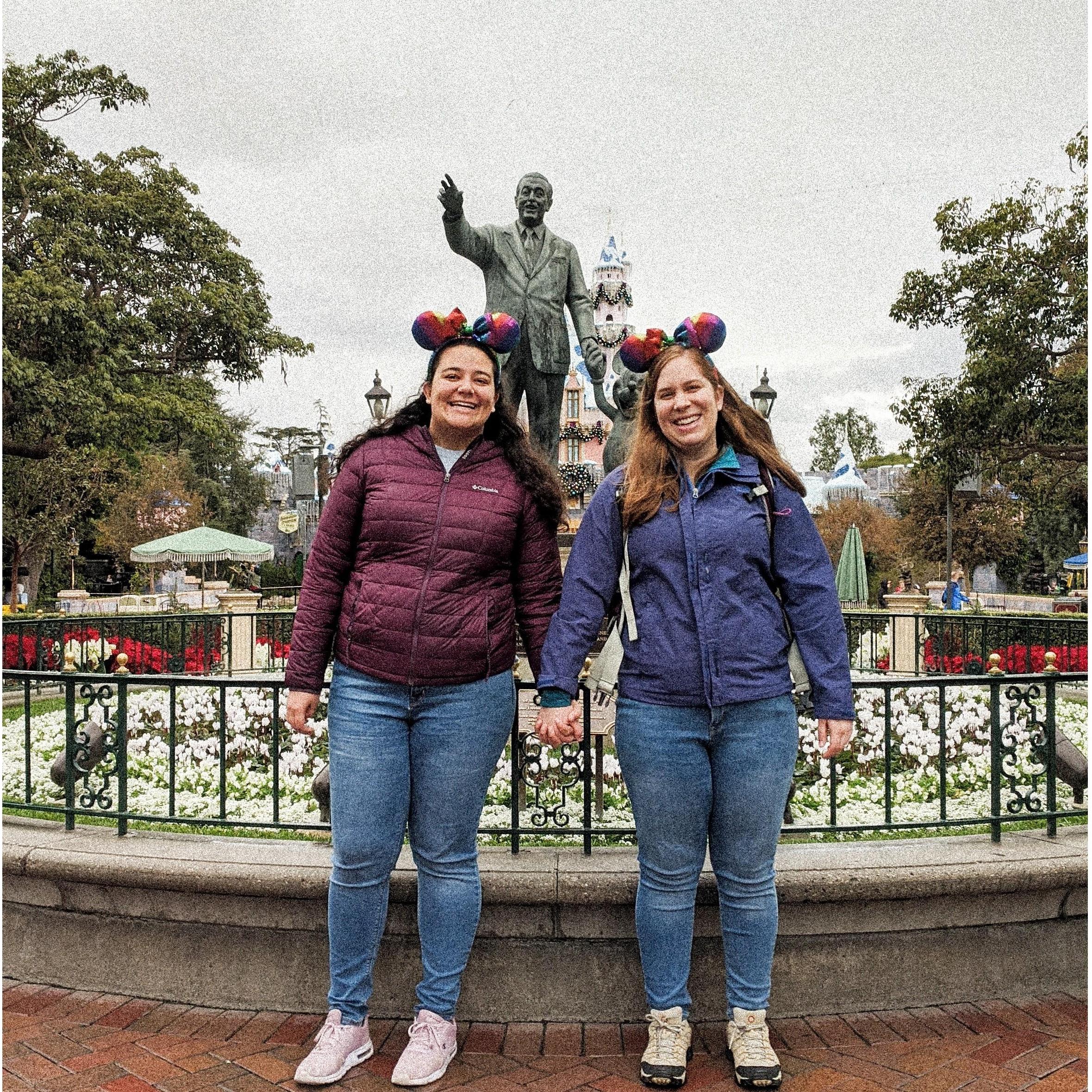 Our first and only trip to Disney... Yes, it rained all day. You can take the girls out of Portland, but not the Portland out of the girls!