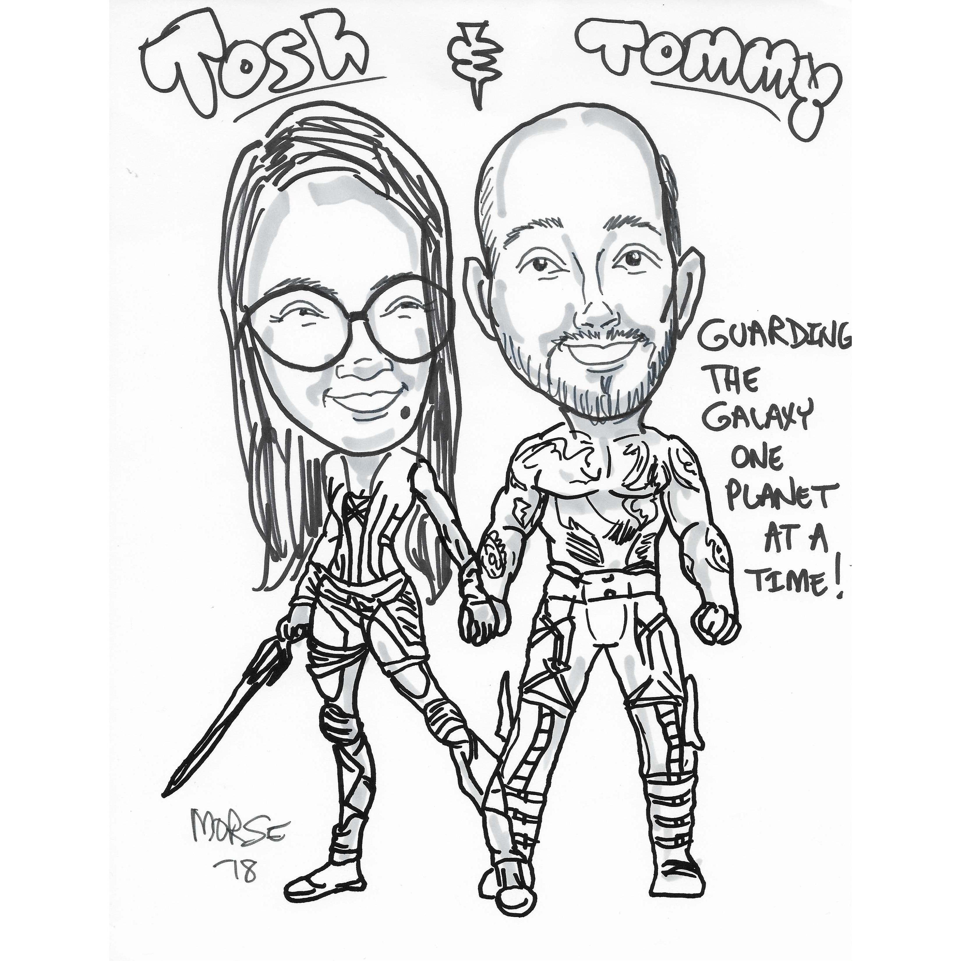 Our annual caricature
