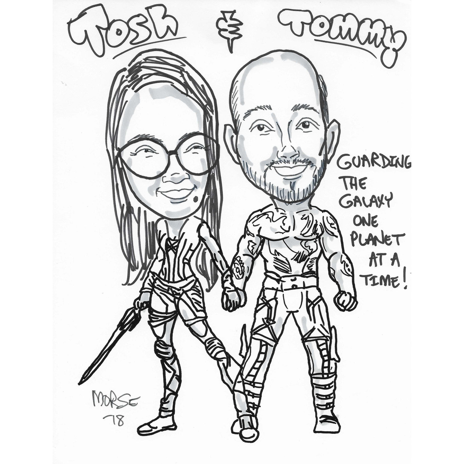 Our annual caricature